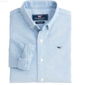 Vineyard Vines Blue Oxford Classic Button Down